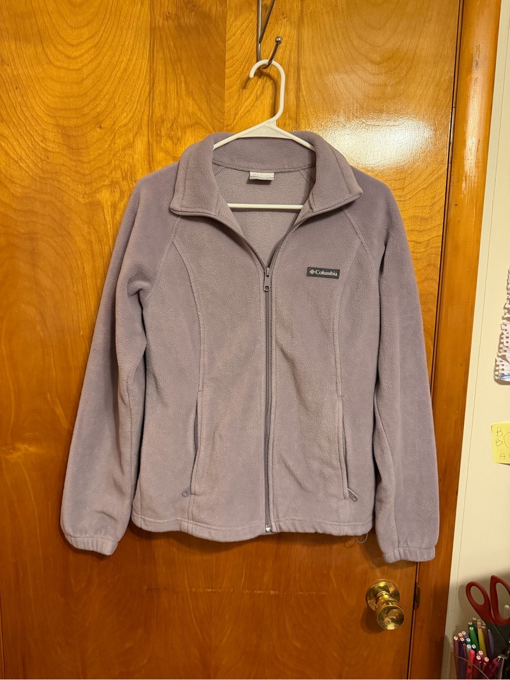 Columbia Women's Light Purple Full-Zip Fleece Jacket